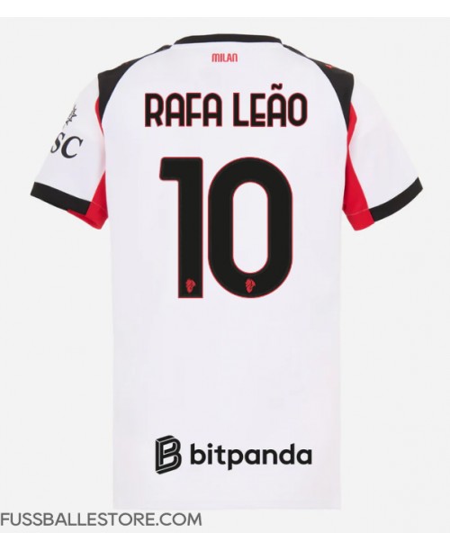 Günstige AC Milan Rafael Leao #10 Auswärtstrikot Damen 2025-26 Kurzarm Günstige AC Milan Rafael Leao #10 Auswärtstrikot Damen 2025-26 Kurzarm